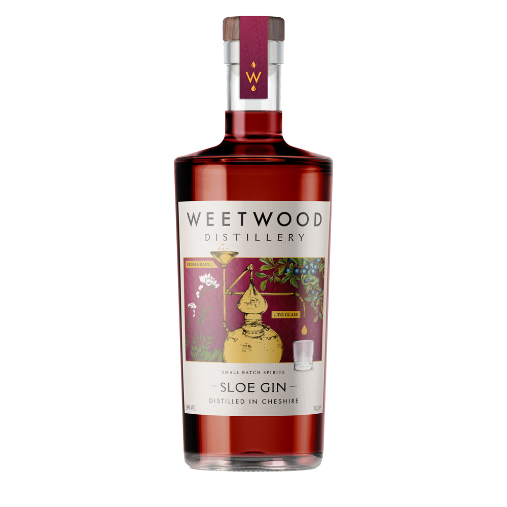 Weetwood Distillery Sloe Gin Bottle
