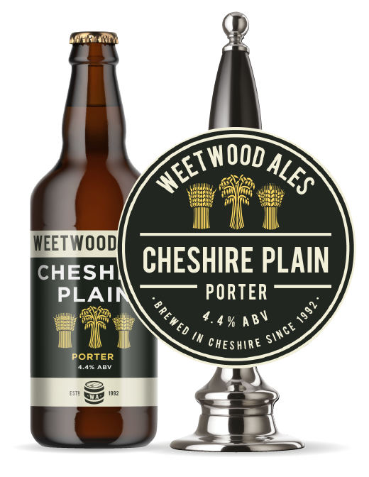 Weetwood Ales Cheshire Plain Porter Bottle and Pump